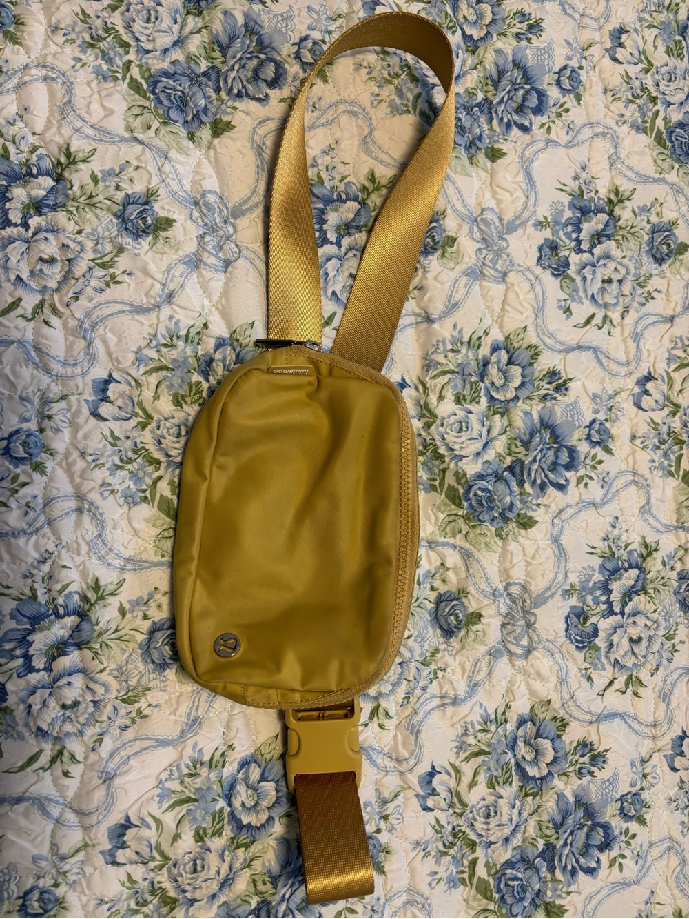 lululemon athletica Mustard Yellow Sling Bag